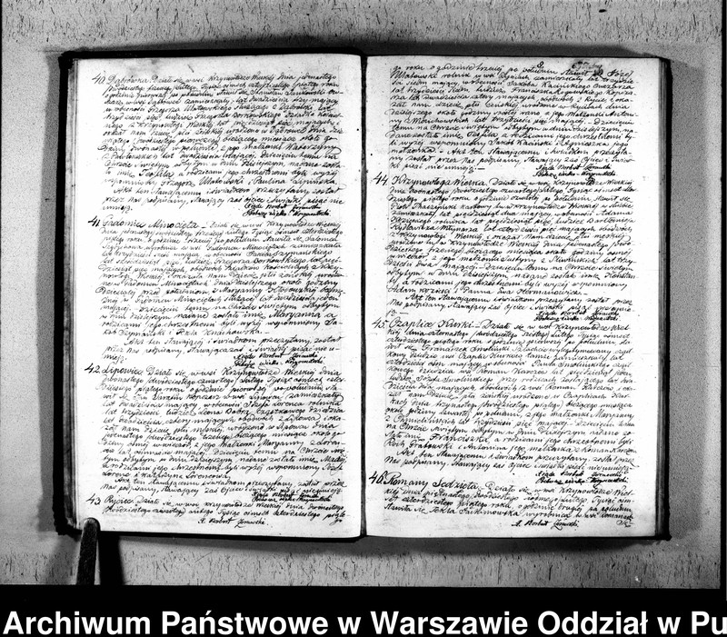 Obraz 10 z jednostki "Akta urodzeń, małżeństw i zgonów"