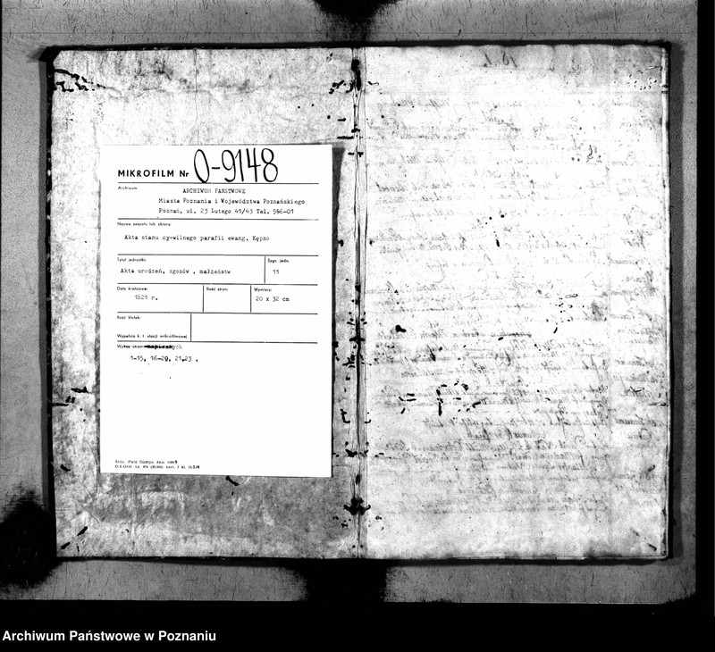 Obraz z jednostki "Duplikat der Geboren, Getrauten u. Verstorbenen"