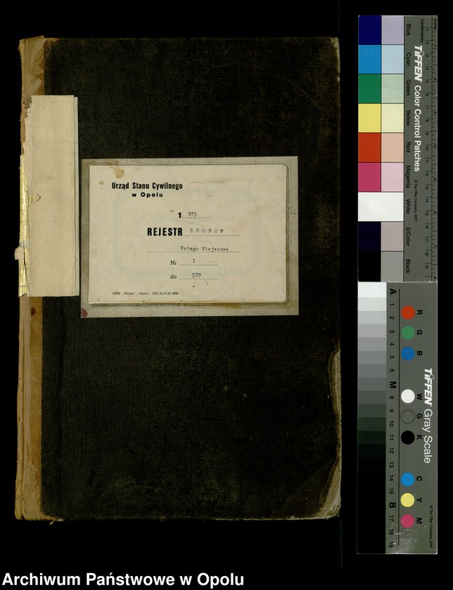 Obraz 3 z jednostki "Urząd Stanu Cywilnego w Opolu 1885 Rejestr zgonów Księga Miejscowa Nr 1 do 309"