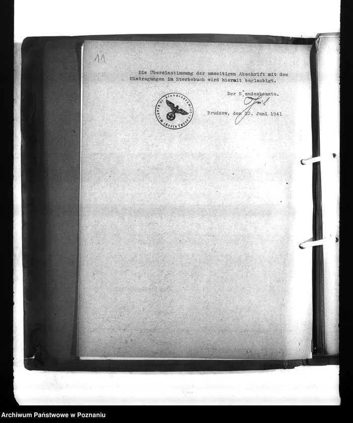 Obraz 15 z jednostki "Wykazy miejscowych Niemców, którzy zginęli w 1939 roku. Kreis Turek"