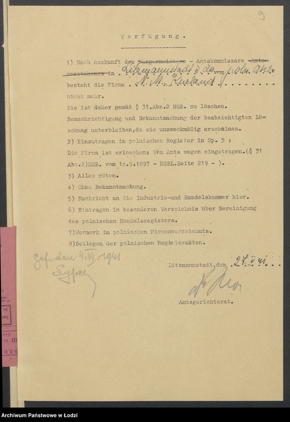 Obraz 11 z jednostki "Nuchim Majer Kurland- sprzedaż produktów spożywczych"