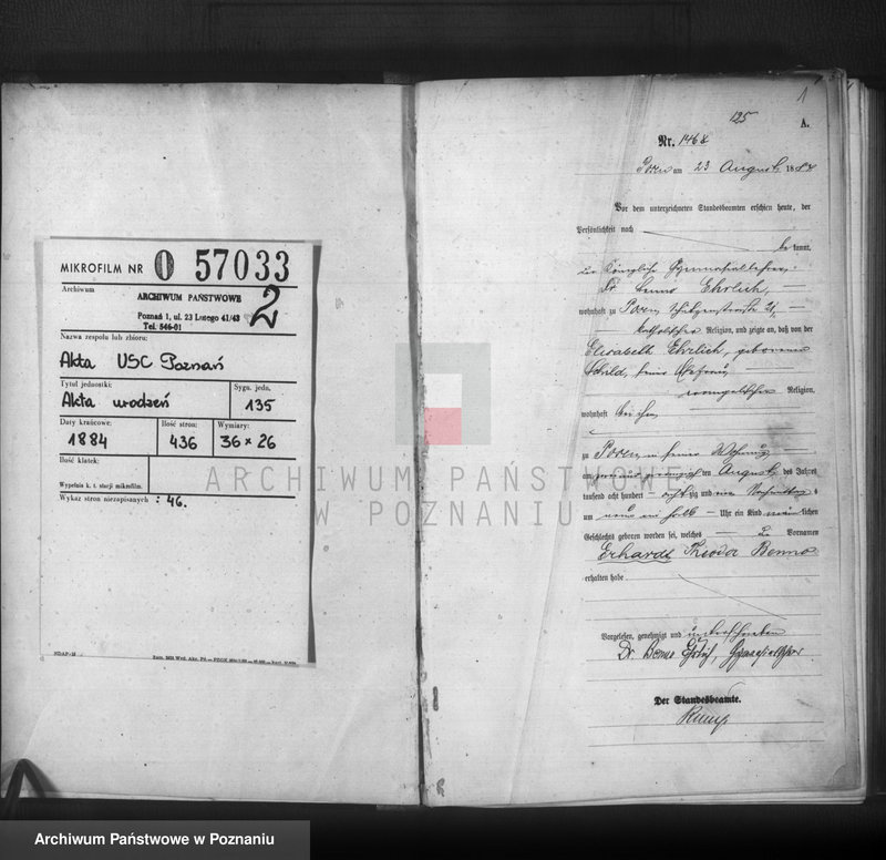 Obraz 2 z jednostki "Księga urodzeń t. IV"