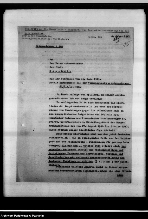 Obraz 19 z jednostki "Auskünfte "Deutscher Gemeindetag" bei der Rechtsstelle."