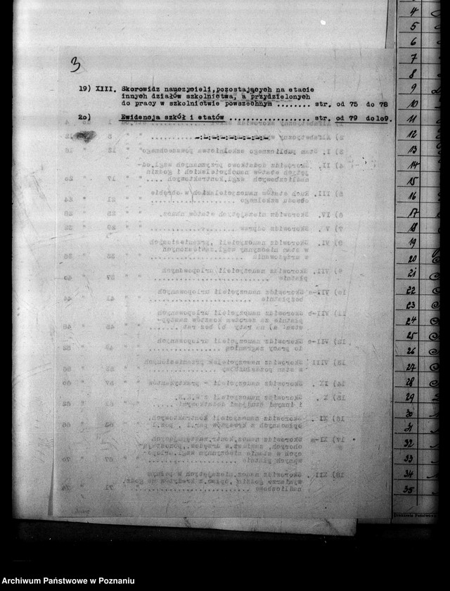 Obraz 8 z jednostki "Księga ewidencyjna szkół i etatów w powiecie czarnkowskim"