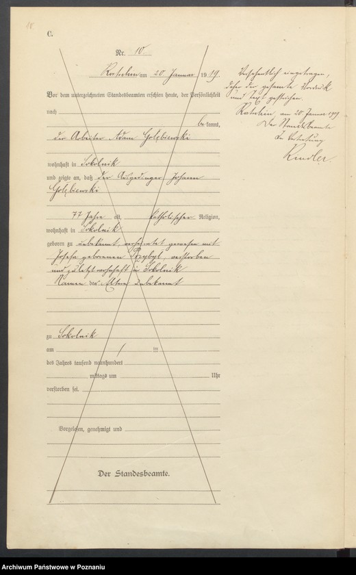 Obraz 12 z jednostki "Sterbe-Haupt-Register "