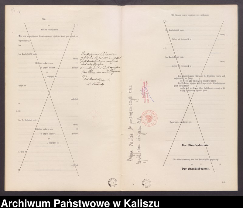 Obraz 10 z jednostki "[Księga małżeństw]"