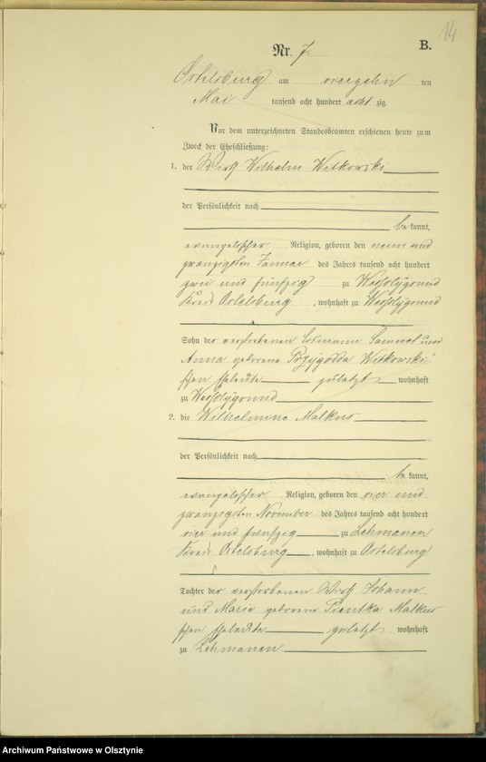 image.from.unit.number "Heiraths-Haupt-Register Nr 1 - 17"