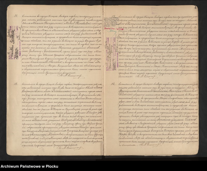 image.from.unit.number "Akta urodzeń, małżeństw i zgonów"