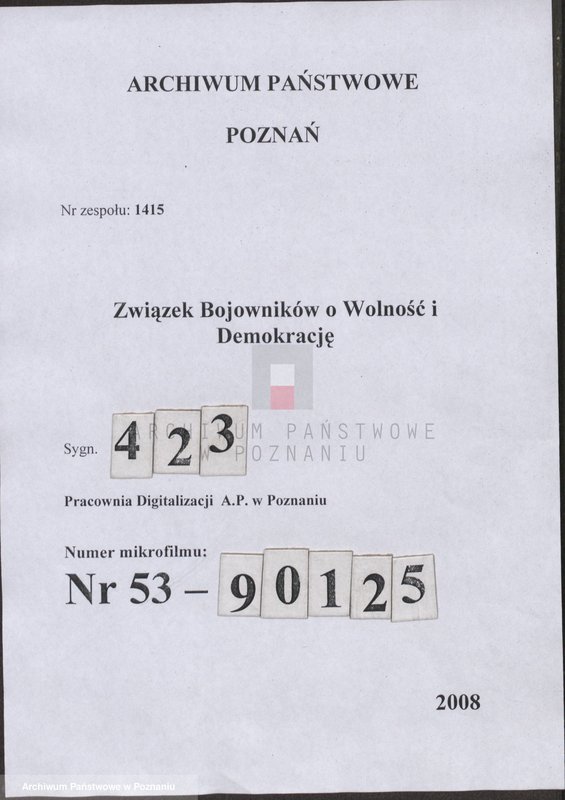 Obraz 1 z jednostki "Życiorysy powstańców wielkopolskich: J - tom V /Jeziorny Ludwik - Juszczak Jan/."