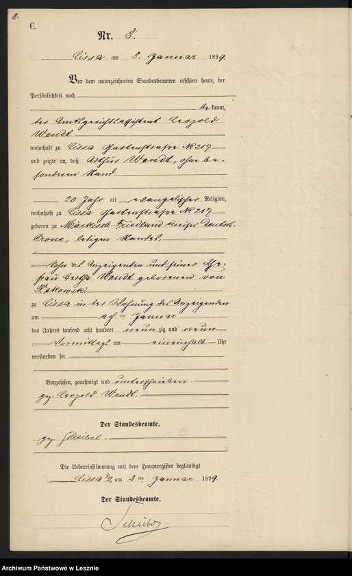 Obraz 11 z jednostki "[Księga zgonów]"