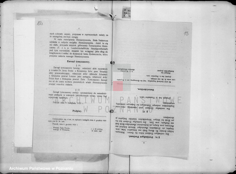 Obraz 14 z jednostki "/Zachodnio-Polskie Towarzystwo Rolnicze/ Westpolnische Landwirtschaftliche Gesellschaft"