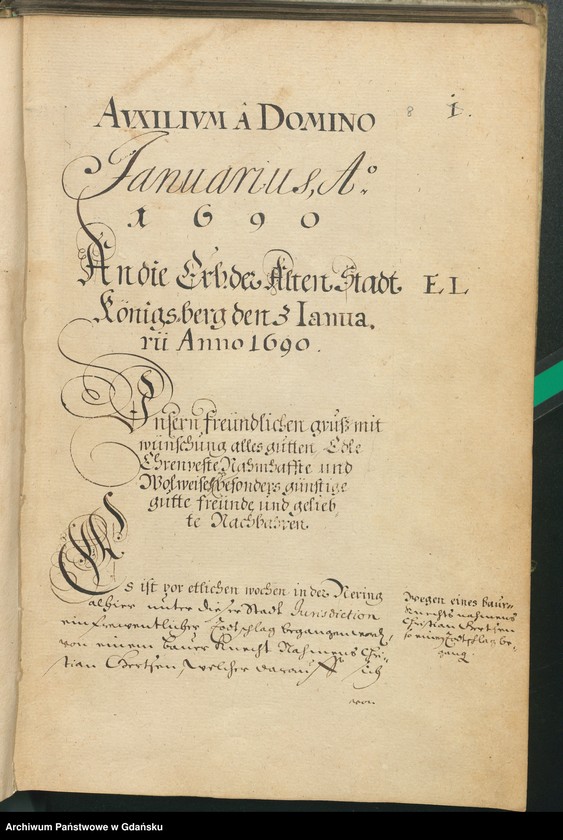 image.from.unit.number "Liber epistolatum Anno 1690 et 1691 expeditarum. Index epistolarum de Annis […] [adresatów] Index rerum et materiarum in epistolis de annis 1690, 1691 comprehensarum"