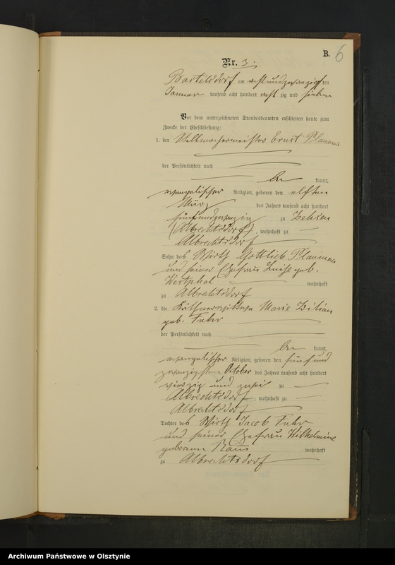 image.from.unit.number "Heiraths-Neben-Register Nr 1 - 19"