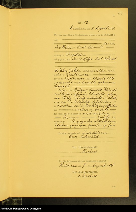 image.from.unit.number "Sterbe-Neben-Register Nr 1 - 25[ Księga zgonów - wtóropis ]"