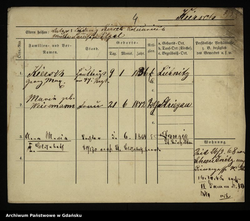 image.from.unit.number "Karty meldunkowe: Kiepnewski - Kilsch"