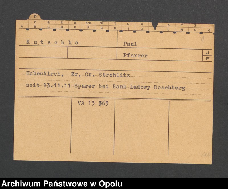 Obraz 3 z jednostki "[Kutschka Paul, Hohenkirch]"