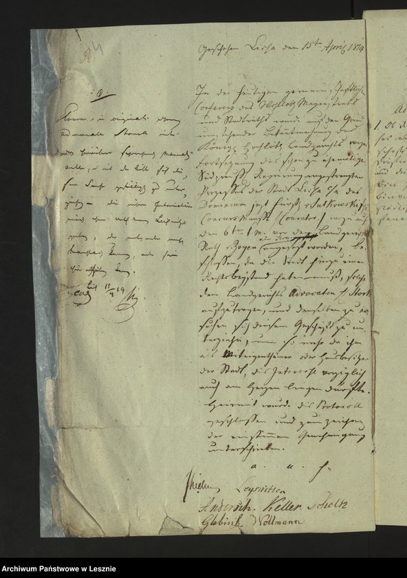 Obraz 7 z jednostki "[Sprawy procesowe miasta Leszna z Sułkowskim]"