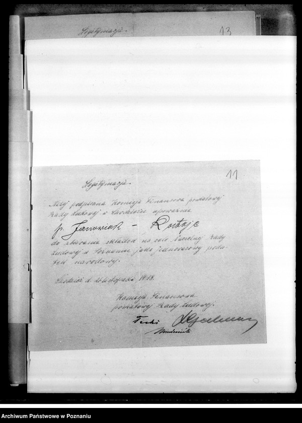 Obraz 14 z jednostki "Korespondencja, wytyczne, listy składek członkowskich"