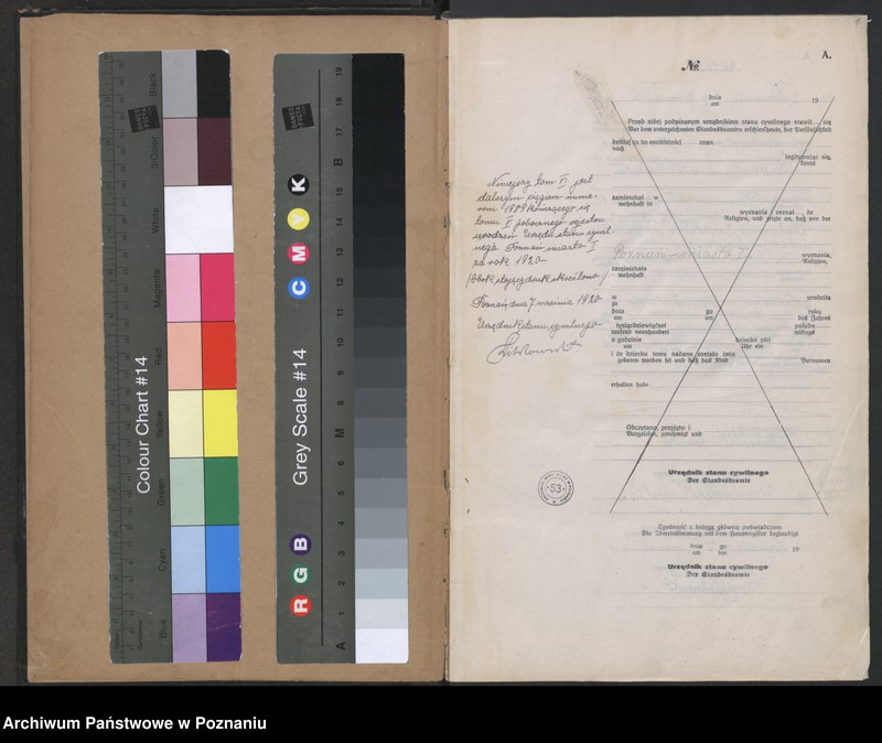 Obraz 3 z jednostki "Księga urodzeń odpis tom VI [Rejestr poboczny urodzeń]"