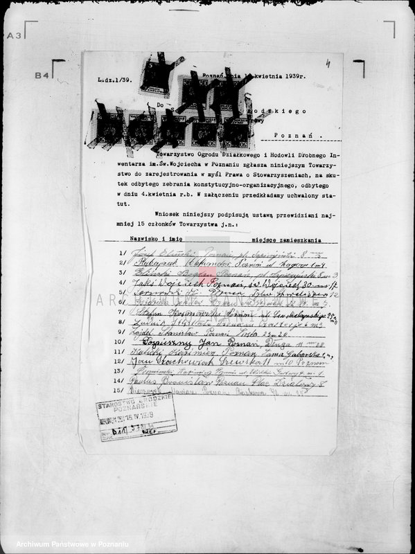 Obraz 10 z jednostki "/Towarzystwo Ogrodu Działkowego i Hodowli Drobnego Inwentarza im. św. Wojciecha w Poznaniu/"