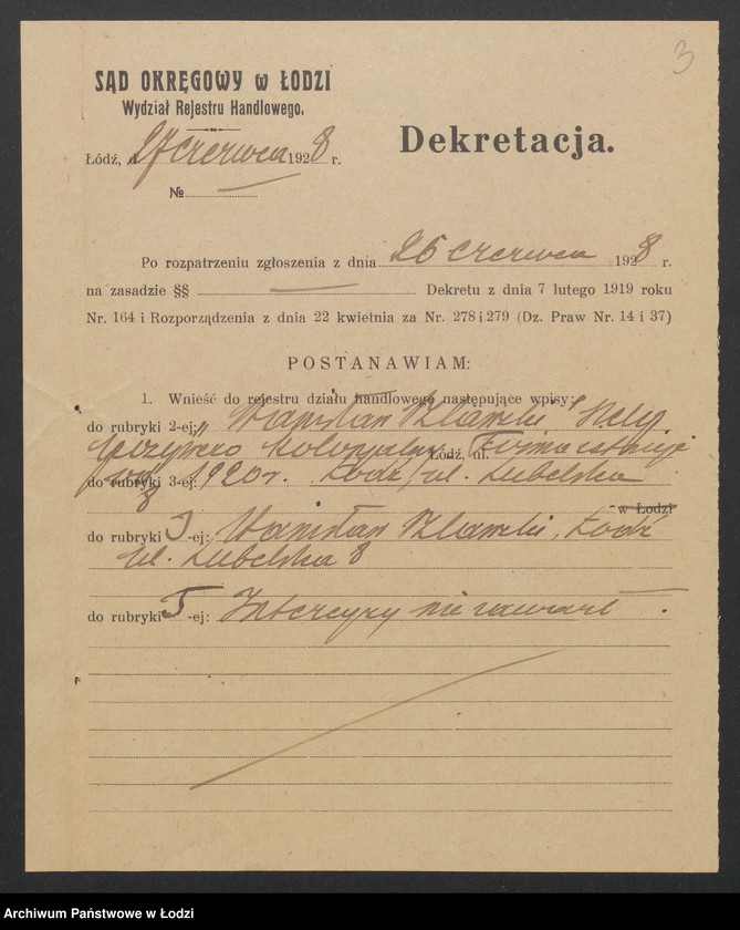 Obraz 5 z jednostki "Stanisław Szlawski - sklep spożywczo-kolonialny"