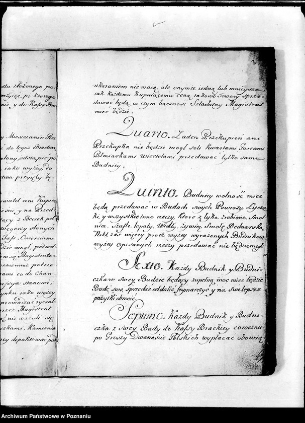 Obraz 7 z jednostki "Wypis. Komisja Dobrego Porządku nadaje bractwu budniczemu nowy statut."