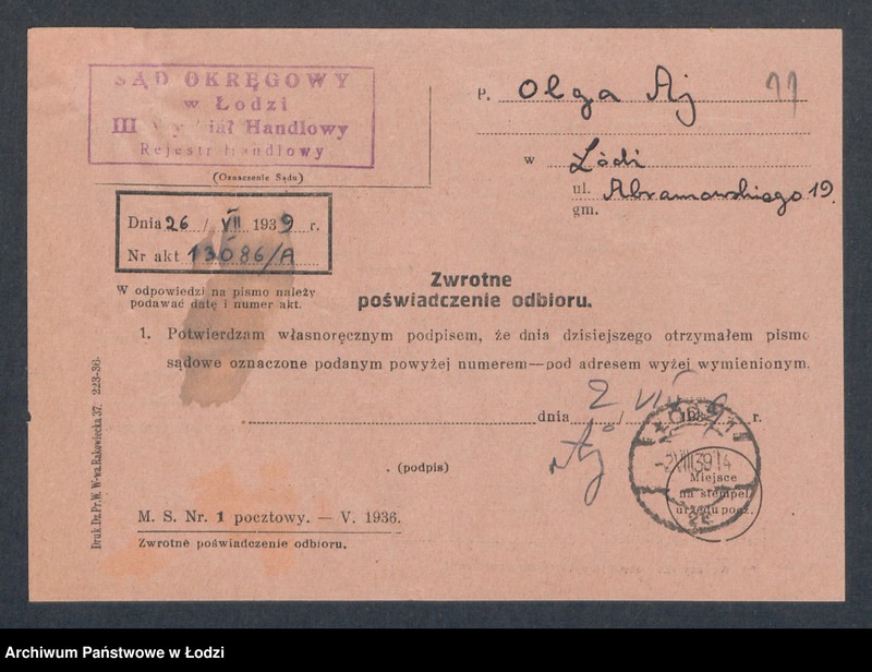 Obraz 13 z jednostki "Olga Aj – sprzedaż galanterji i materiałów piśmiennych"