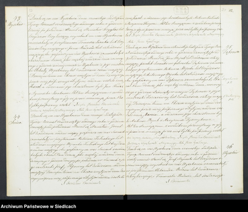 Obraz 15 z jednostki "Akta urodzeń, małżeństw, zgonów"