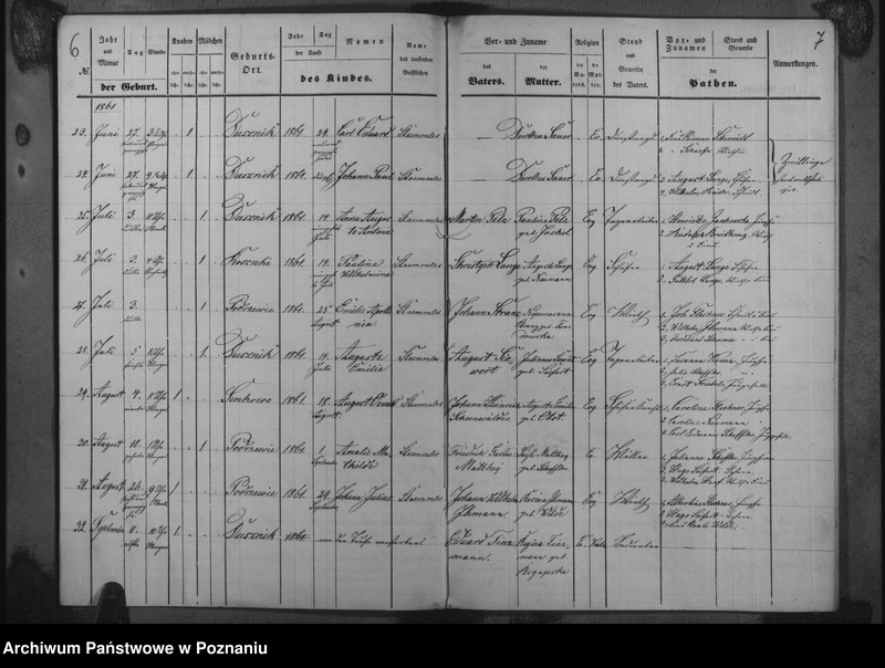 Obraz 6 z jednostki "Tauf- Trau- Sterbe- Register"