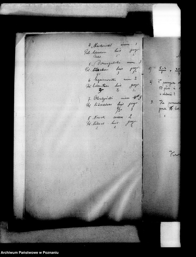 Obraz 10 z jednostki "Protokoły z egzaminu dojrzałości dla aspirantów oficerskich"