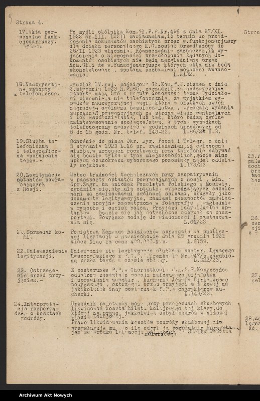 image.from.unit.number "[Rozkazy Komendanta Policji Państwowej IX Okręgu w Tarnopolu. (Nr 1-80/1923)]"