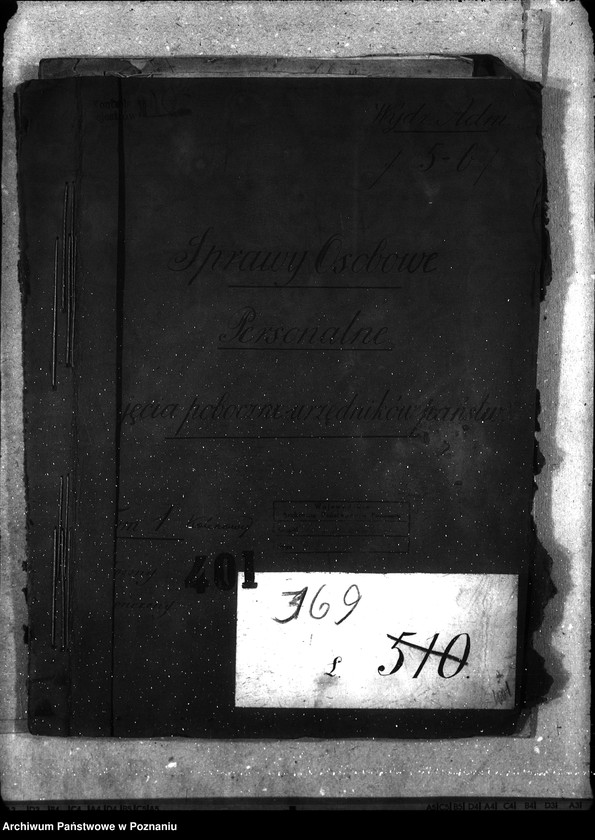 Obraz 4 z jednostki "Sprawy osobowe Personalia - zajęcia poboczne urzędników państwowych"