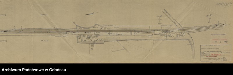 image.from.unit.number "Reichsbahndirektion Danzig. Deutsche Reichsbahn. Bahnhof Heinrode. Strecke: Marienburg (Westpr.) - Dt. Eylau. B.A. Marienburg (Westpr.)"