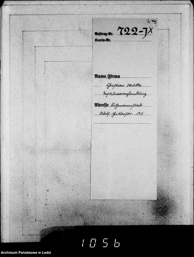 Obraz 11 z jednostki "J.721-740 [Wnioski Żydów z Getta o zwrot należności za dostarczony towar]"