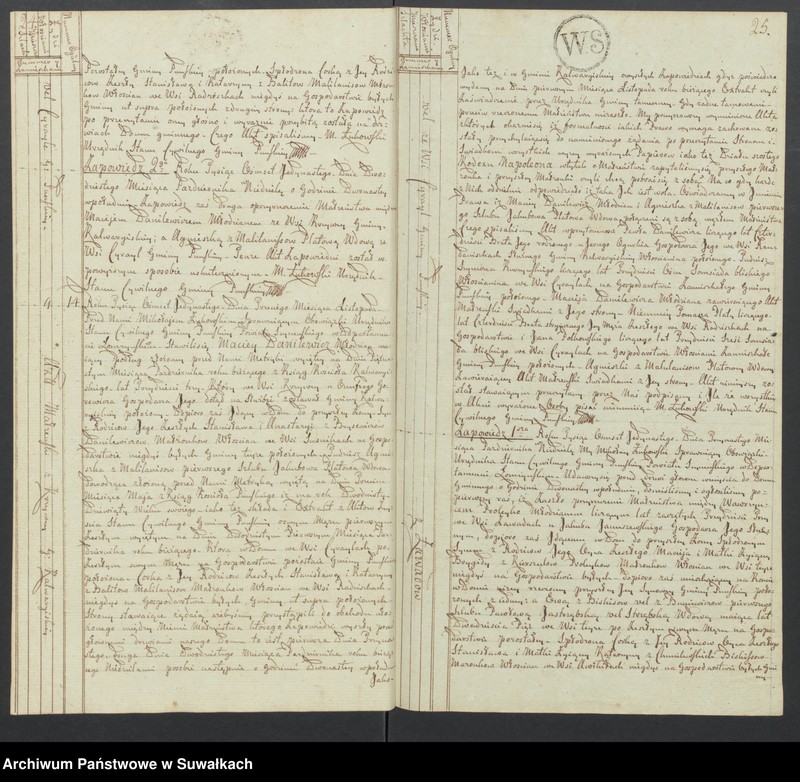 image.from.unit.number "Akta małżeństwa gminy puńskiey od 1-go maja 1811roku do dnia ostatniego grudnia."