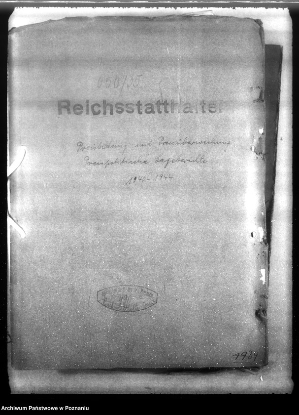 Obraz 4 z jednostki "Preisbildung und Preisüberwachung - [Preispolitische Lageberichte]"