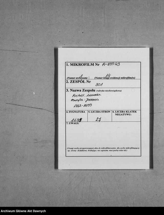 image.from.unit.number "Parafia: Jezierna. Dekanat: Złoczów. Księga metrykalna ślubów tylko dla wsi Seredyńce*."