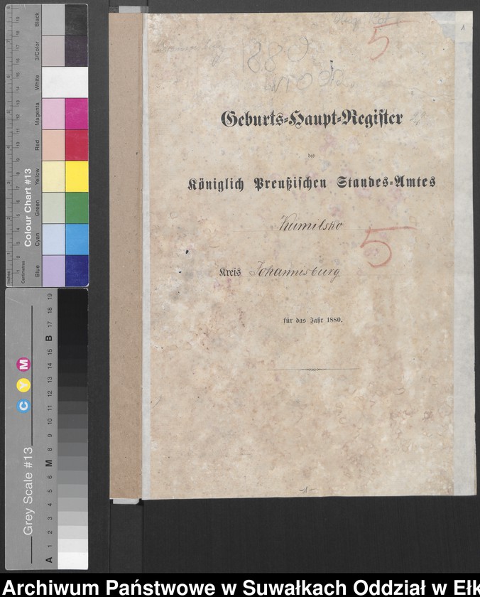 image.from.unit "Geburts-Haupt-Register des Königlich Preussischen Standes-Amtes Kumilsko Kreis Johannisburg]"