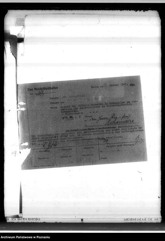 Obraz 9 z jednostki "Bewerbungen um Anstellung im Beamtendienst"