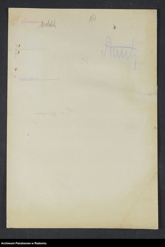 image.from.unit.number "[Wnioski o wydanie dowodów osobistych oraz nie odebrane dowody Grynszpan - Gutman Hercyk]"