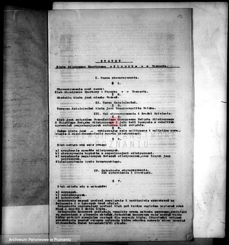 Obraz 18 z jednostki "Klub Atletyczno-Sportowy,,Zbyszko" -Poznań"