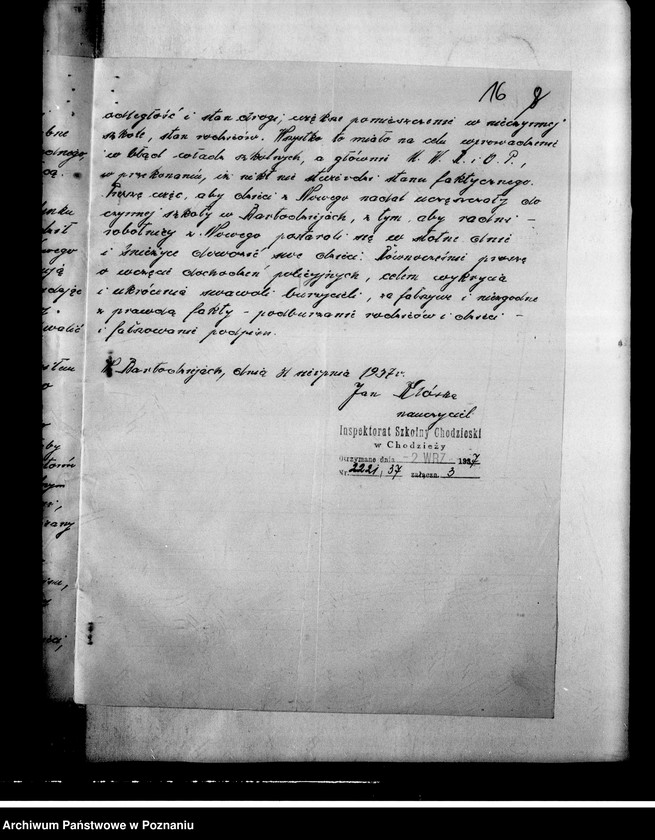 Obraz 19 z jednostki "Szkoła Powszechna w Nowem, powiat wągrowiecki"