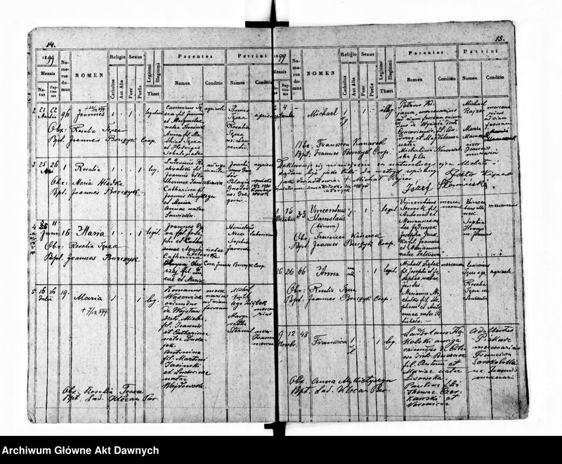 image.from.unit.number "Parafia: Chodorów. Dekanat: Świrz. Księga metrykalna urodzeń tylko dla wsi Dymidów."