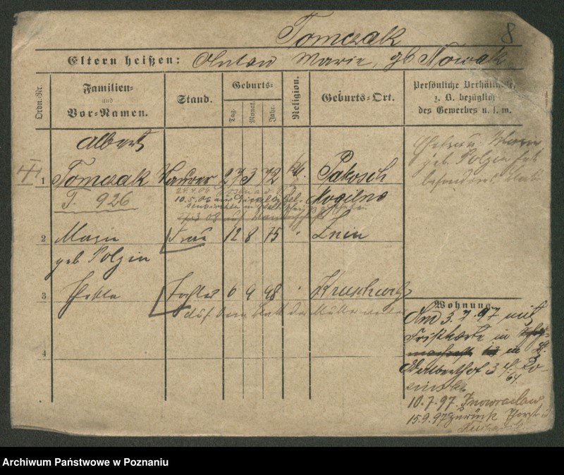 Obraz 20 z jednostki "Tombers - Tomczak (żonaci - samotni mężczyźni)"