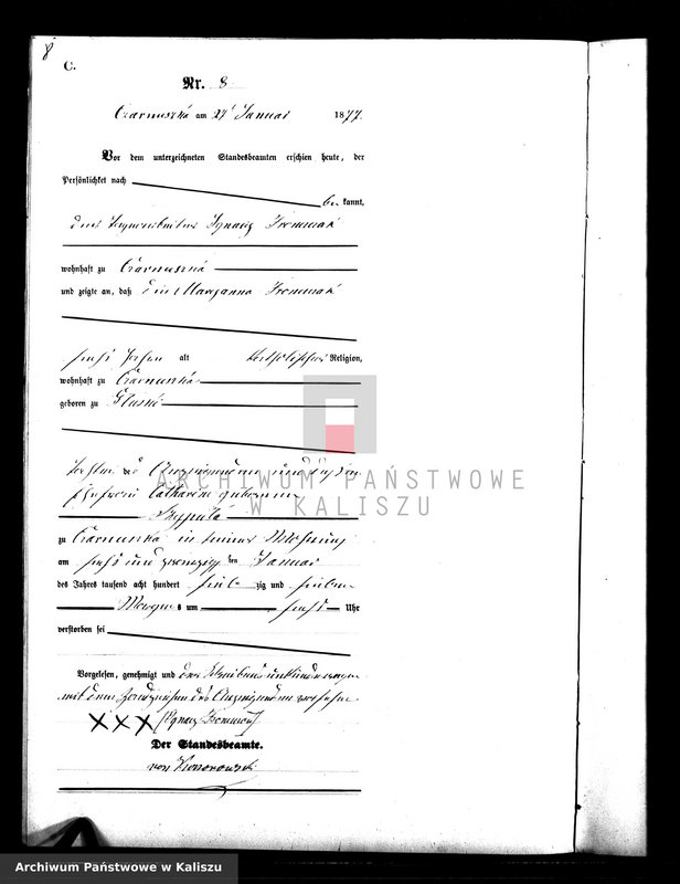 Obraz 11 z jednostki "[Księga zgonów]"