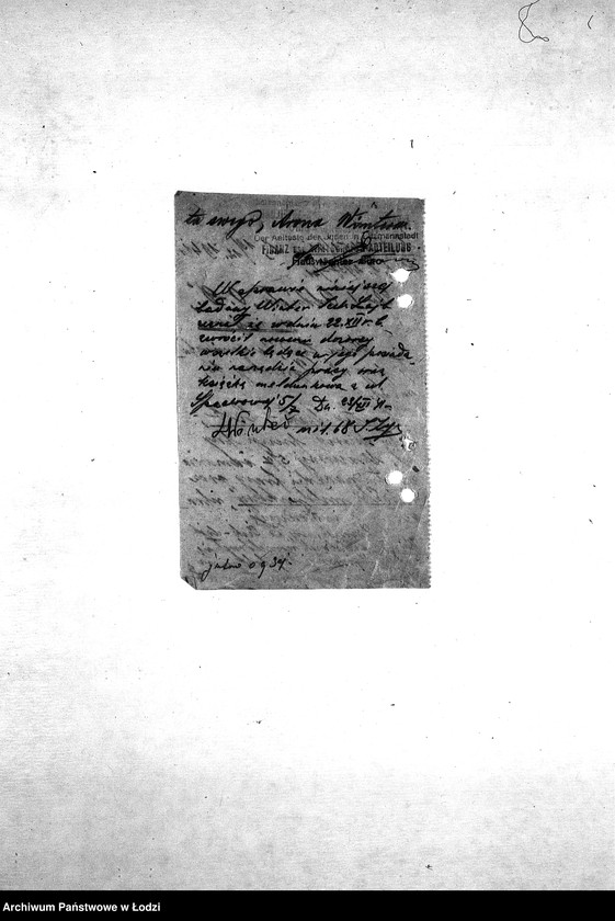 Obraz 9 z jednostki "[Korespondencja z Wydziałem Finansowo-Gospodarczym, Wydziałem Aprowizacji, Wydziałem Kart – różne sprawy]"