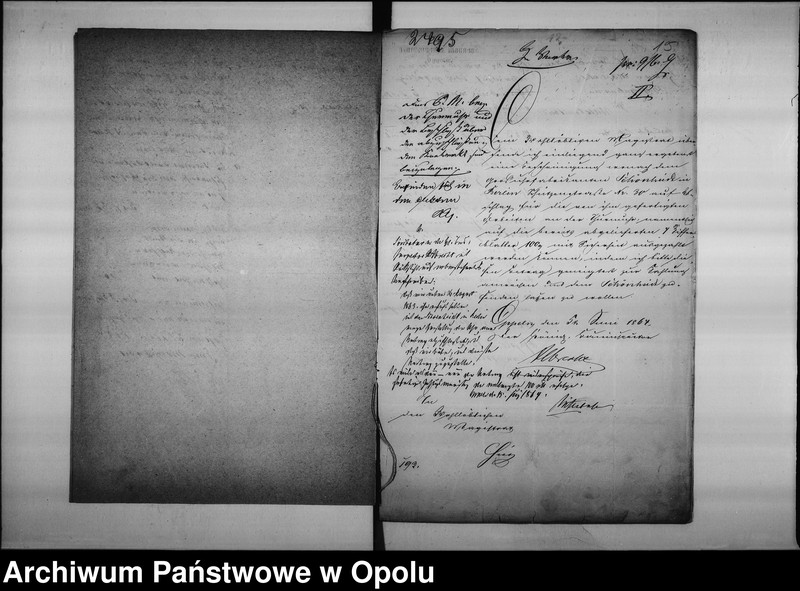 Obraz 13 z jednostki "Acta des Magistrats zu Oppeln betreffend: die Reparatur der Thurm-Uhr durch Garbe und Schoenheid und Anfertigung einer Neuen durch C. Weiss de Anno 1844"
