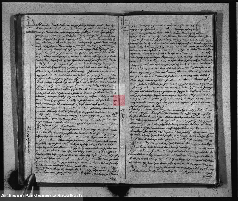 image.from.unit.number "Akta Zaślubienia Gminy Filipowskiey od Dnia 1 Stycznia do d. 31 Grudnia 1820 r."