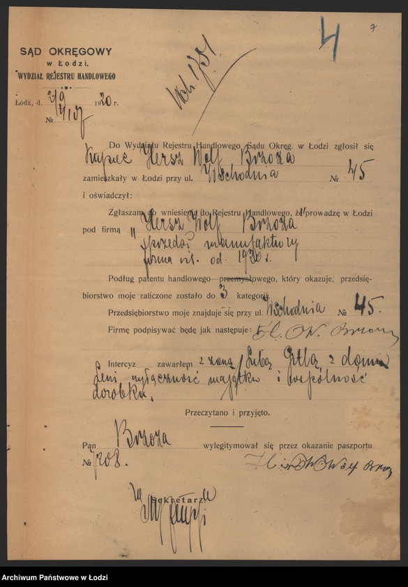 Obraz 9 z jednostki "„Hersz Wolf Brzoza” - sprzedaż manufaktury"