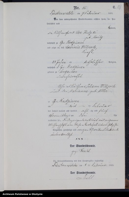 image.from.unit.number "Sterbe-Neben-Register Nr 1 - 207"